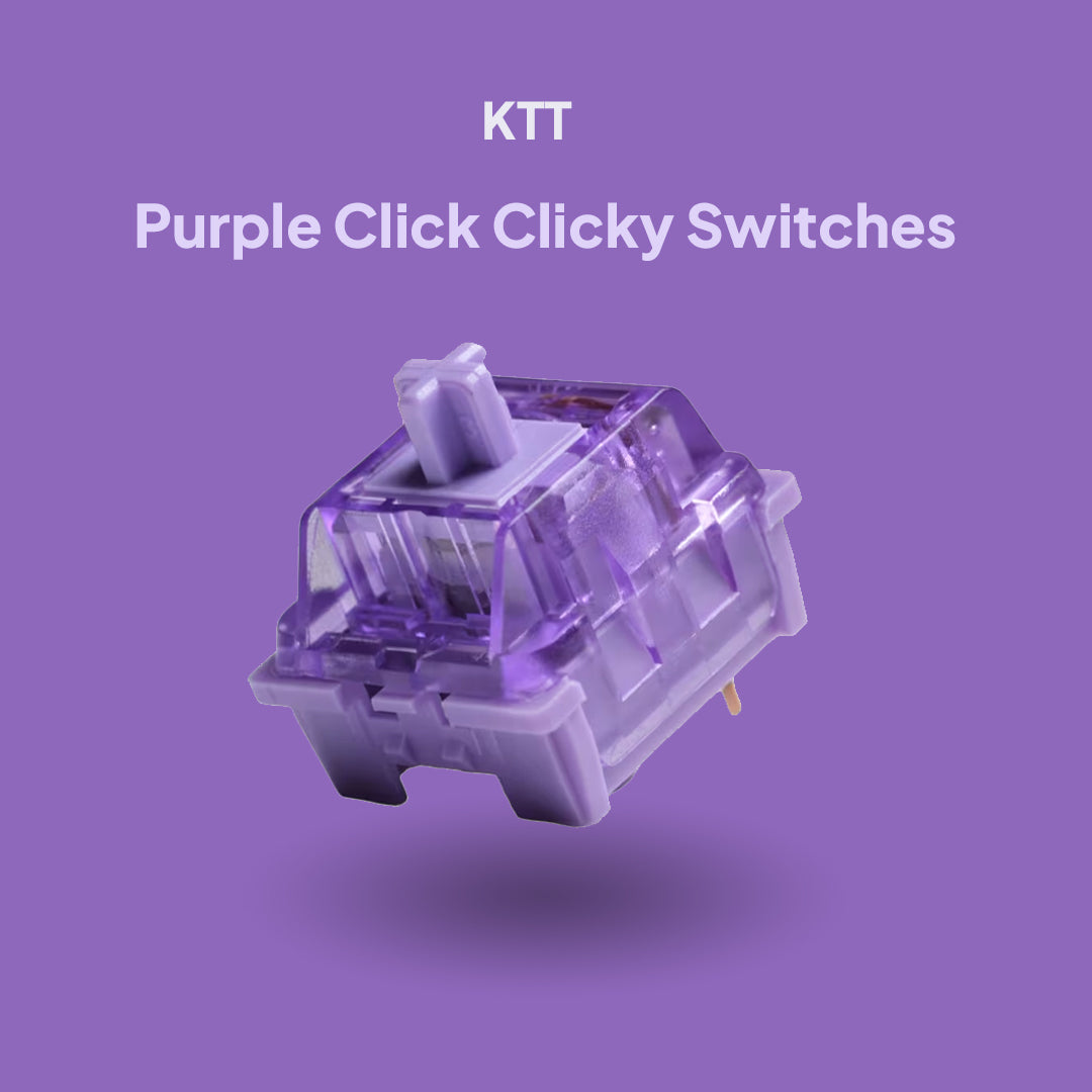 KTT Purple Click Clicky Switches 3PIN x10