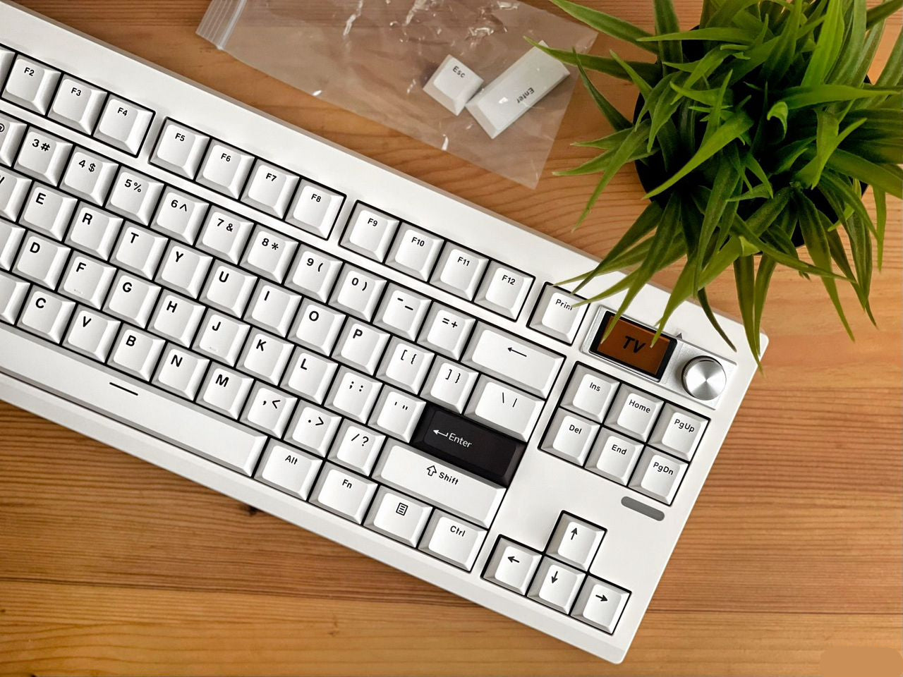 Teclado LVL80 Kit LCD + Knob Inalámbrico/Cableado