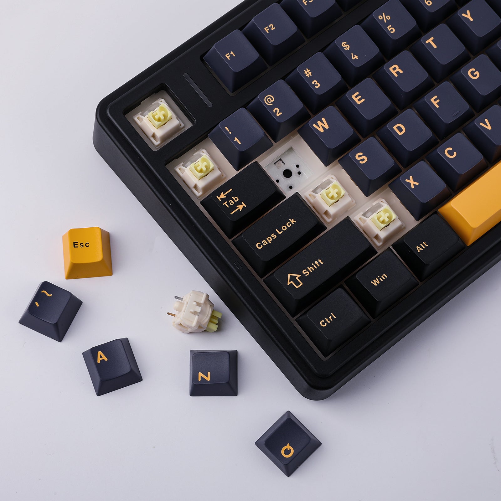 Teclado 75% F75 Inalámbrico/Cableado