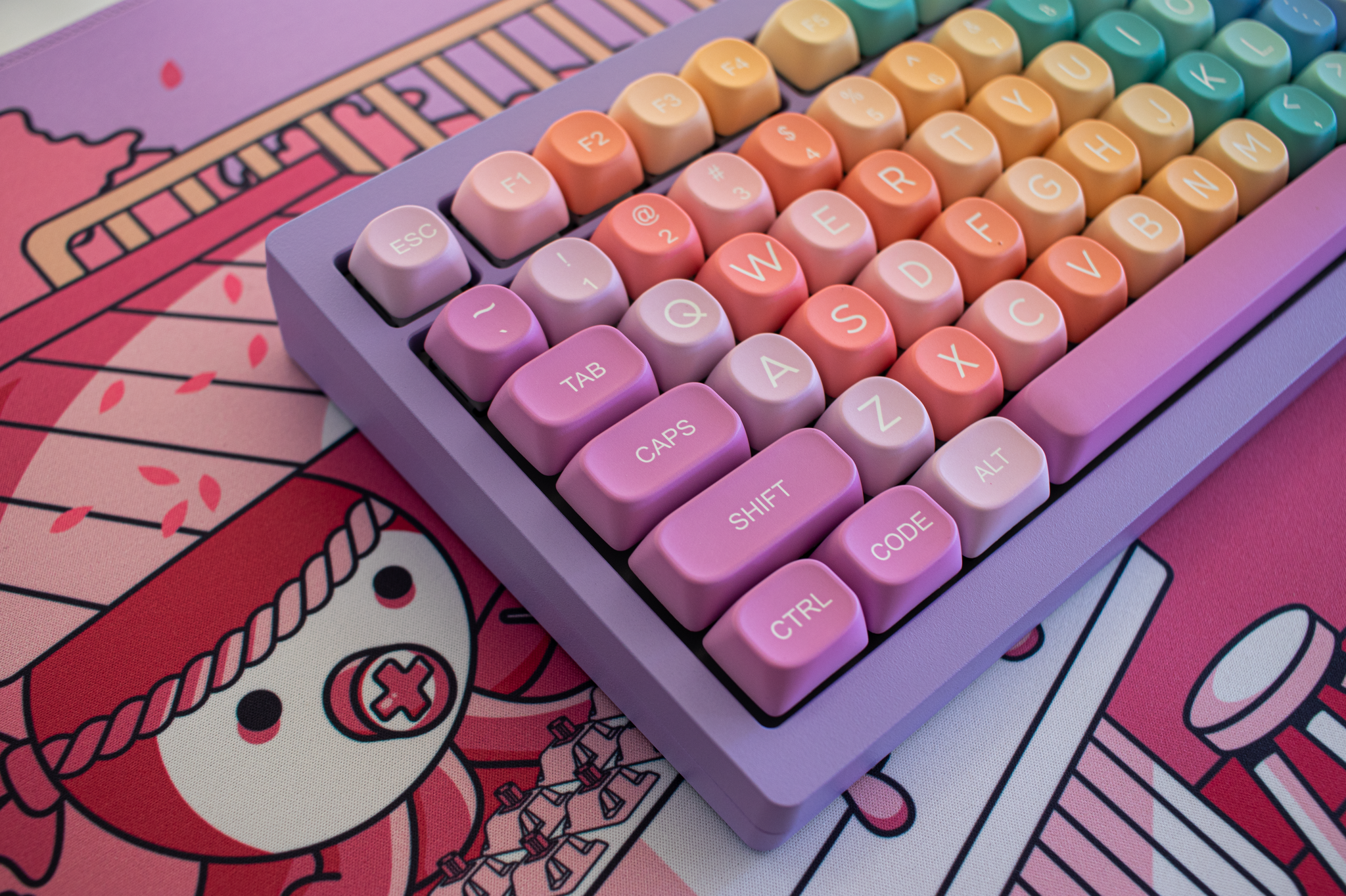 Teclado Gummy RGB Aluminio Inalámbrico/Cableado