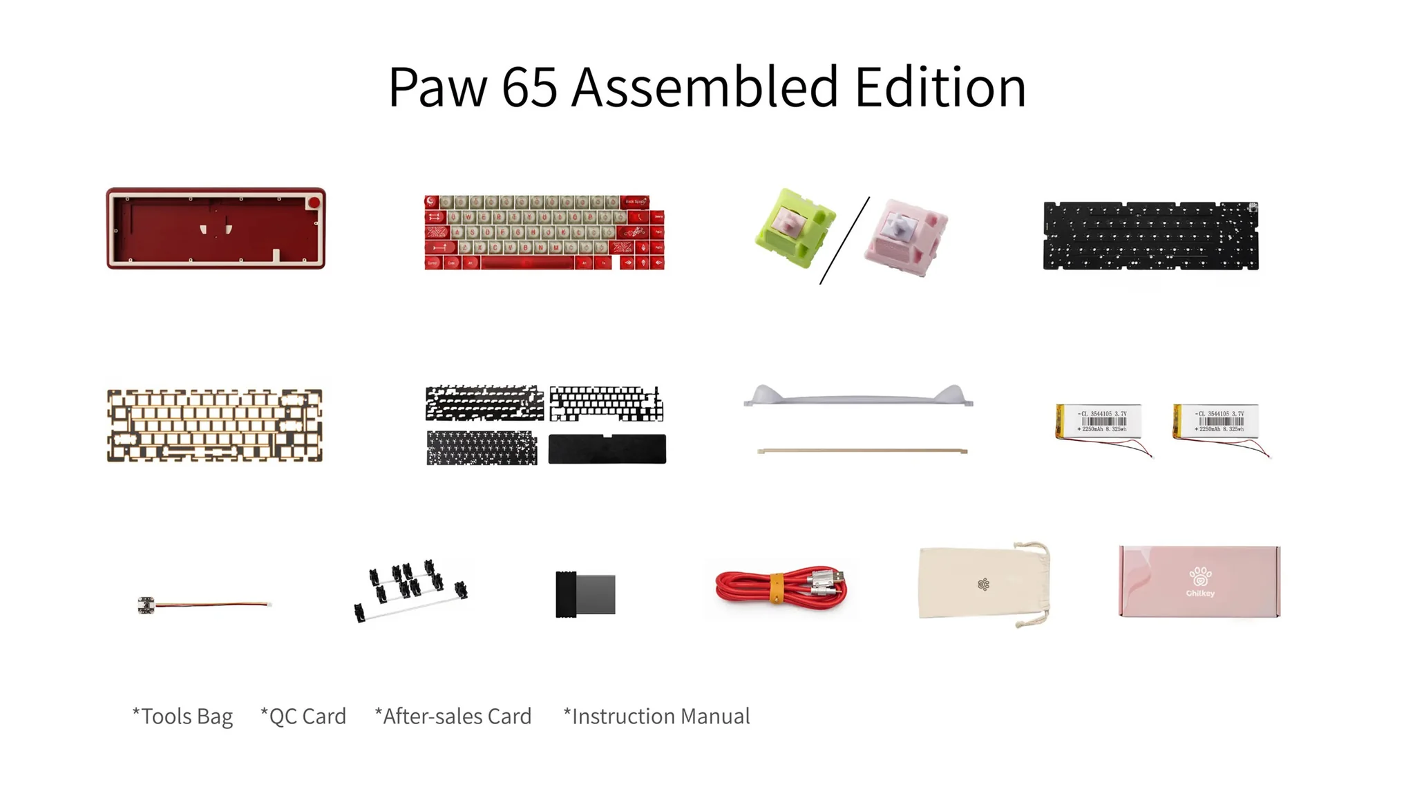 Paw65% Teclado Aluminio Inalámbrico