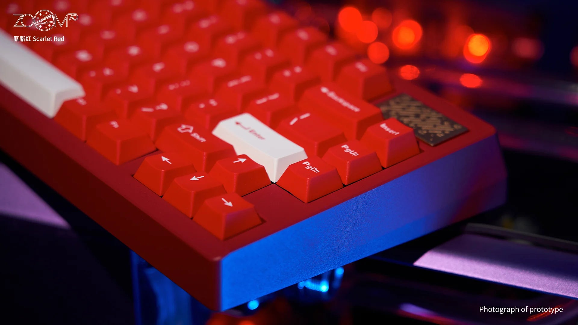 [Preventa] Meletrix Zoom75 Essential Edition (EE) - Barebones Keyboard Kit - Scarlet Red