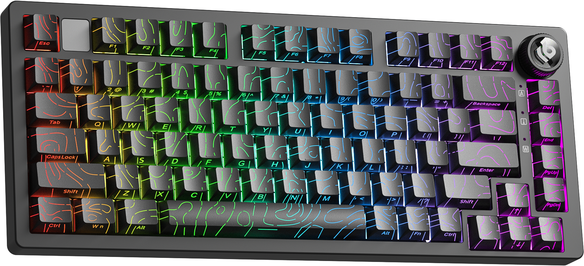 Teclado 75% Hi75C Pro Aluminio Inalámbrico/Cableado