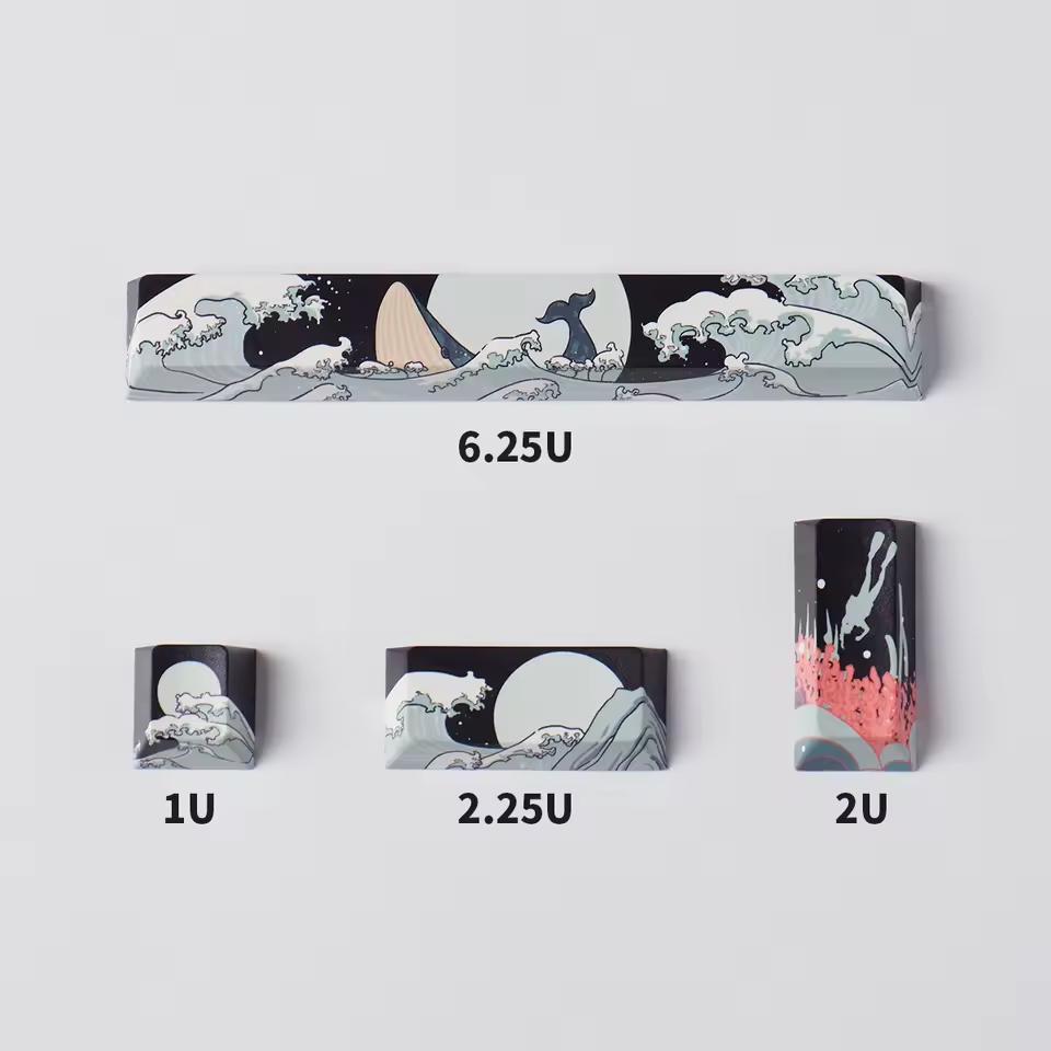 Set de Teclas Accents 4 Piezas PBT Perfil Cherry