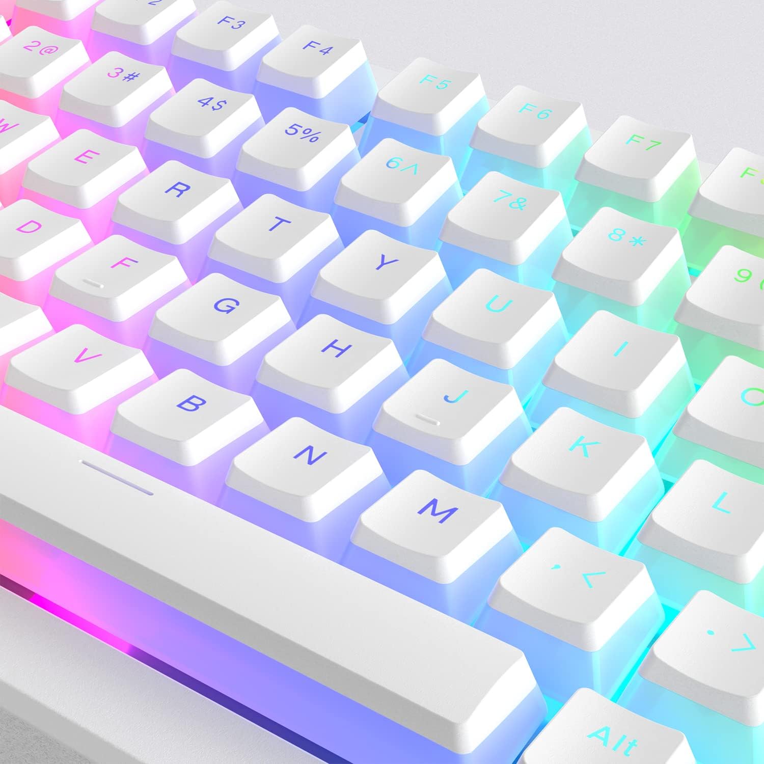 White Pudding PBT Backlit ANSI