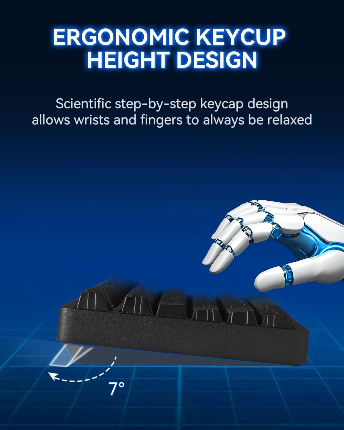 Teclado 75% Hi75C Pro Aluminio Inalámbrico/Cableado