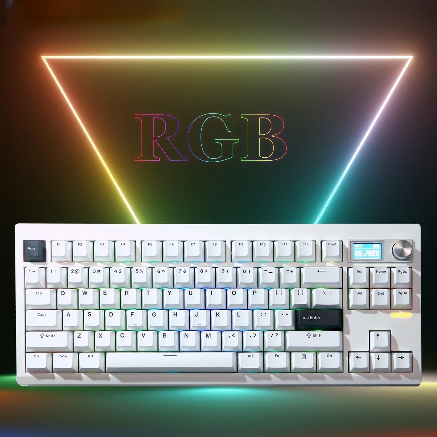 Teclado LVL80 Kit LCD + Knob Inalámbrico/Cableado