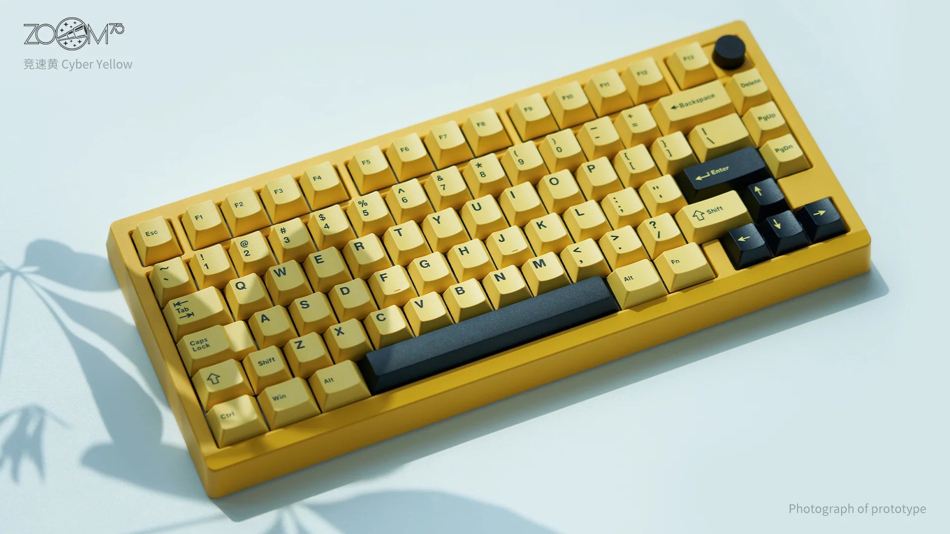 [Preventa] Meletrix Zoom75 Essential Edition (EE) - Barebones Keyboard Kit - Cyber Yellow