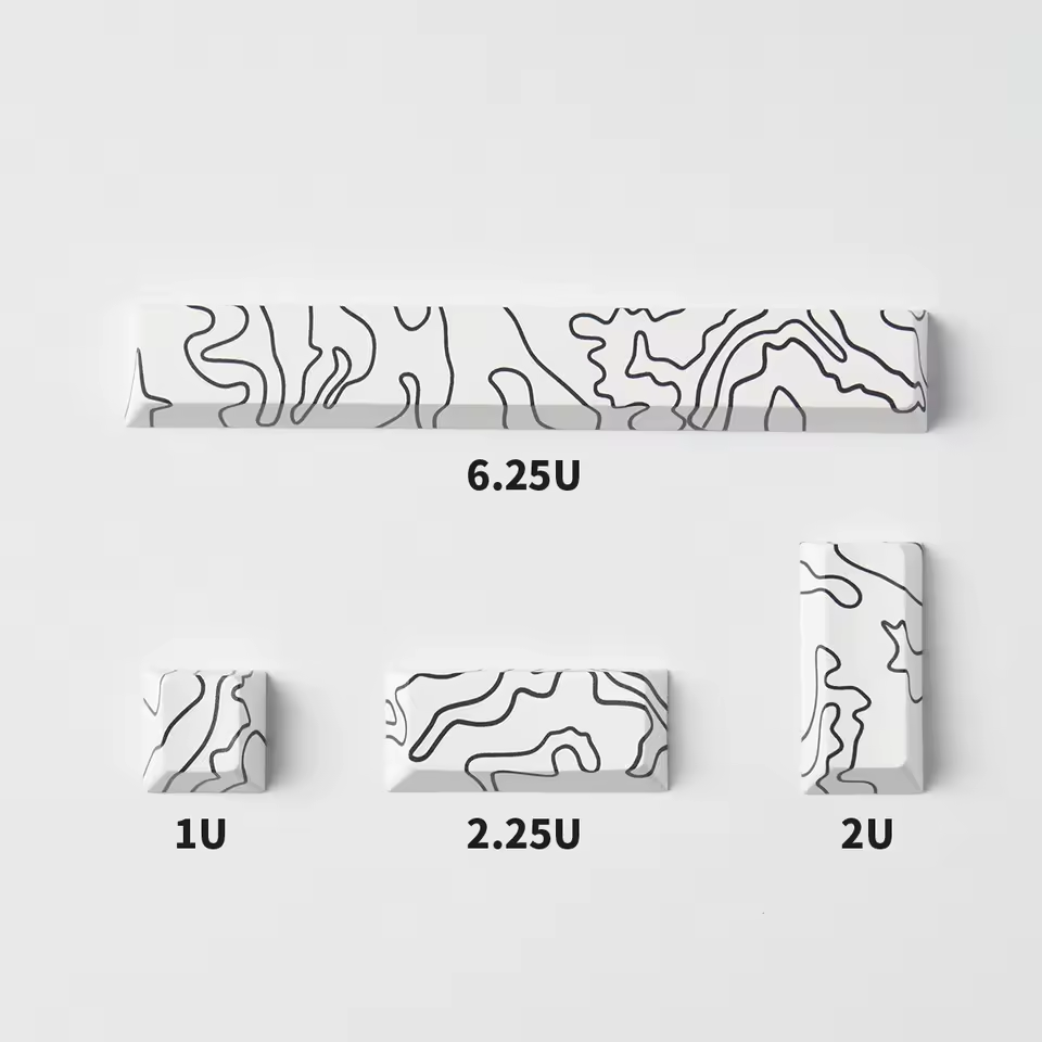 Set de Teclas Accents 4 Piezas PBT Perfil Cherry