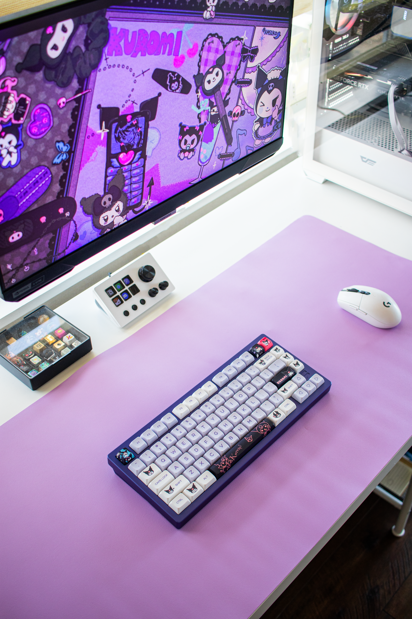 Teclado Kuromi 75% Aluminio Inalámbrico
