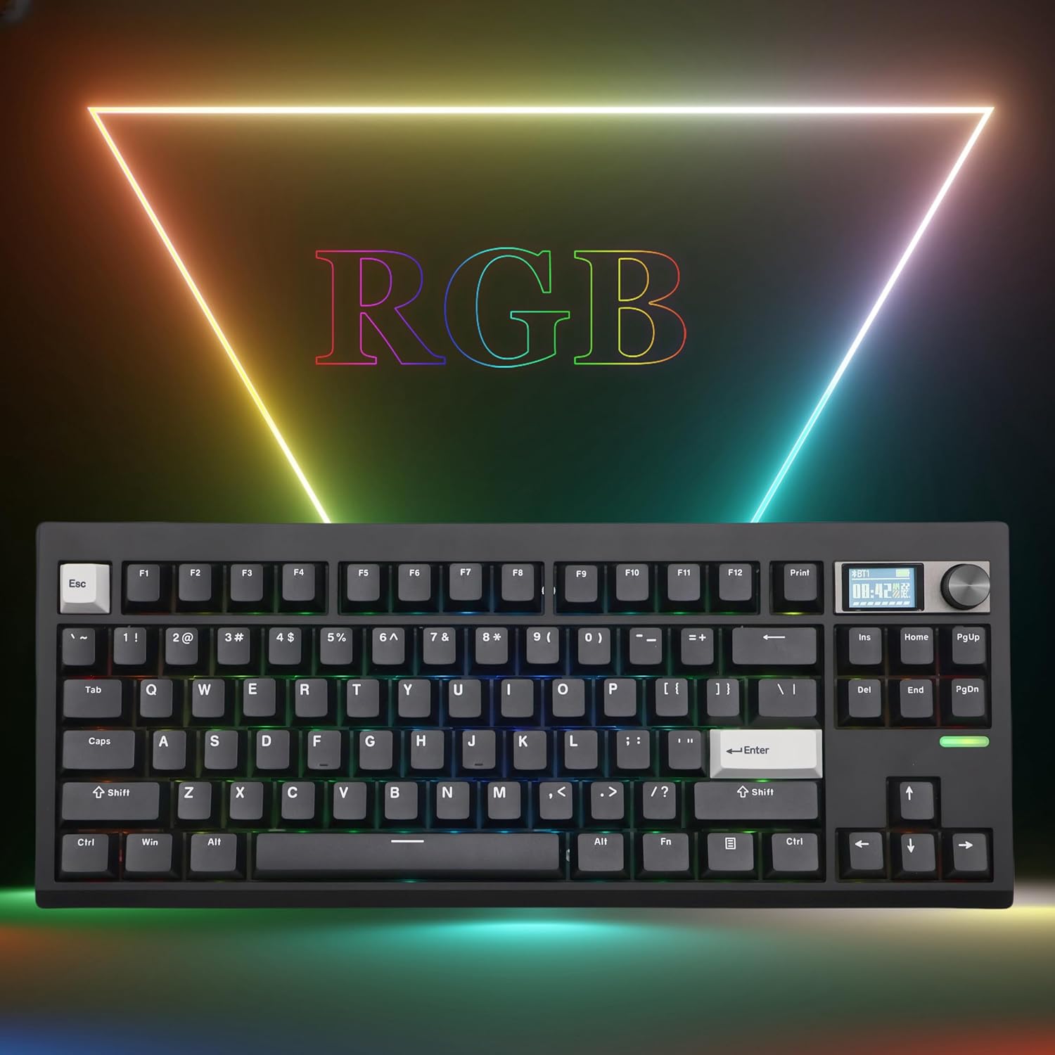 Teclado LVL80 Kit LCD + Knob Inalámbrico/Cableado