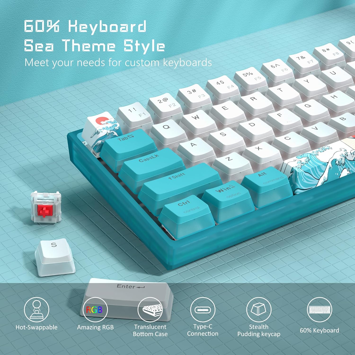 Teclado WK61 60%