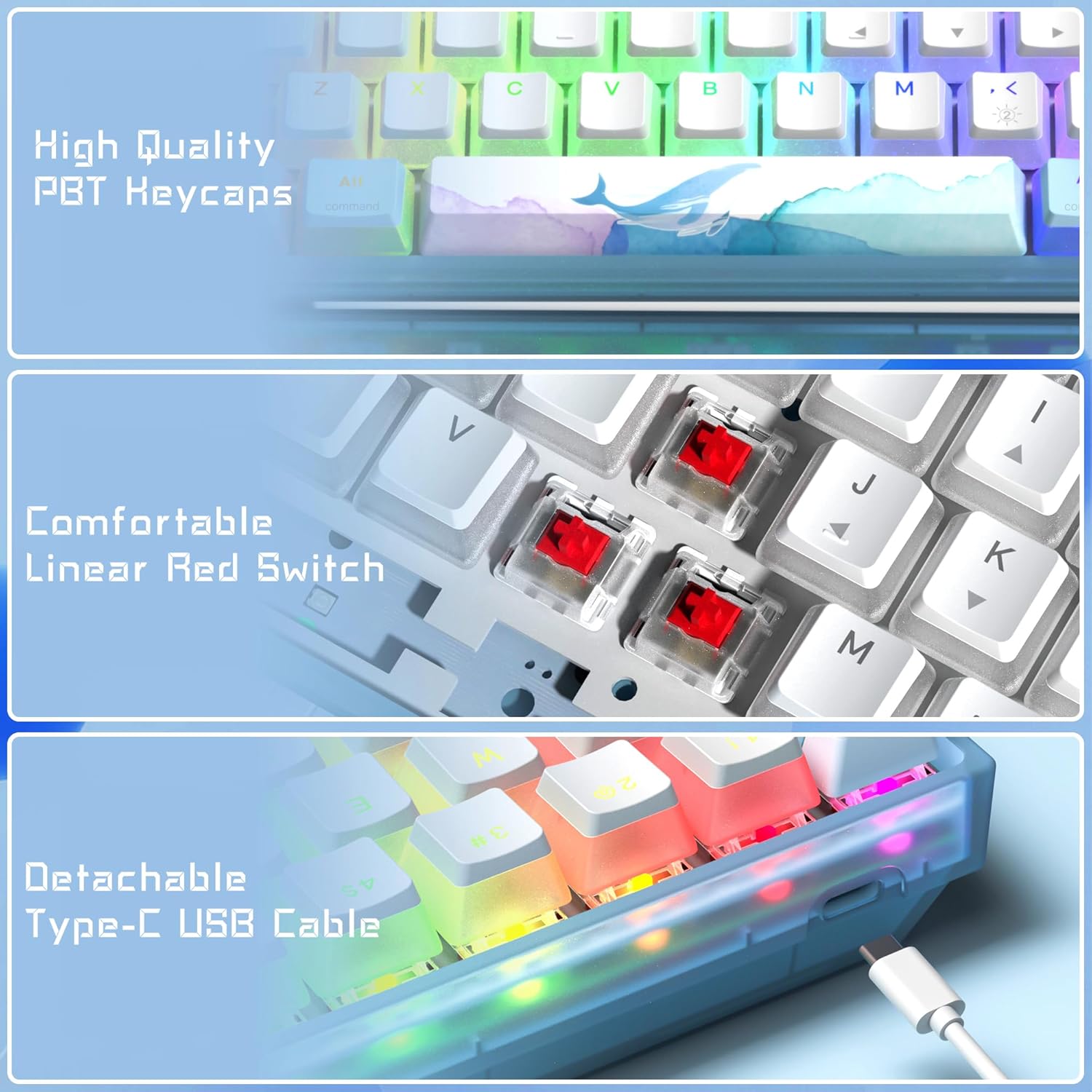 Teclado WK61 60%