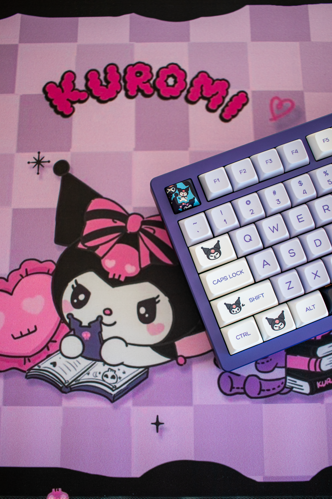 Teclado Kuromi 75% Aluminio Inalámbrico