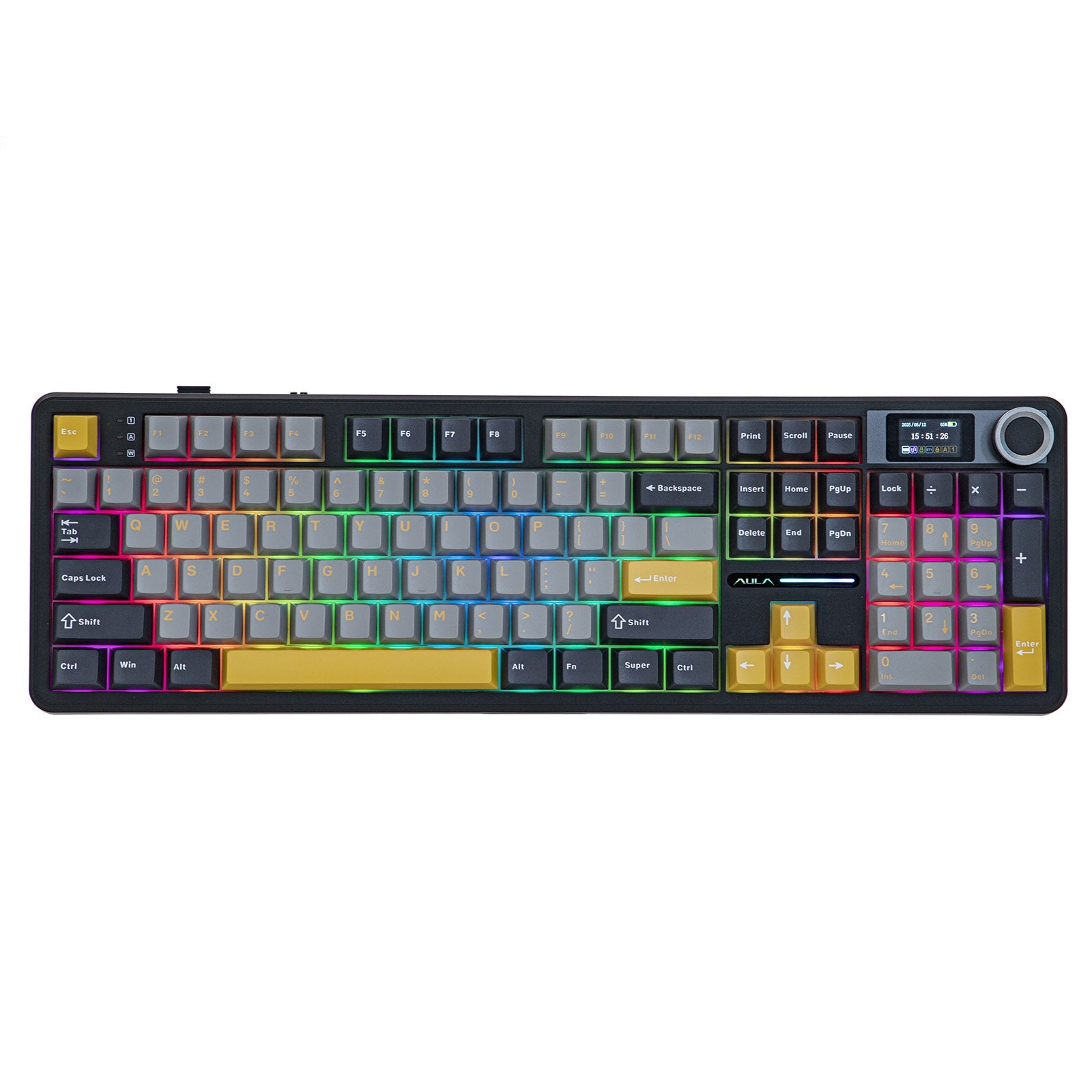 Teclado 100% F108 Pro Inalámbrico/Cableado