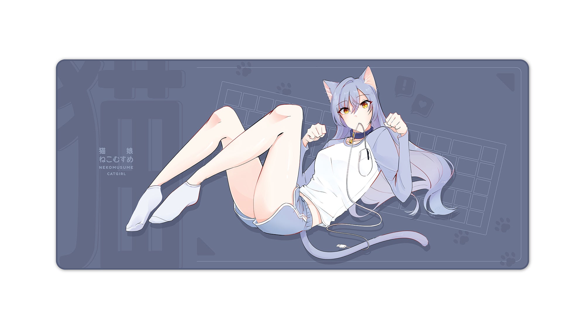 [Group Buy] Catgirl deskmat