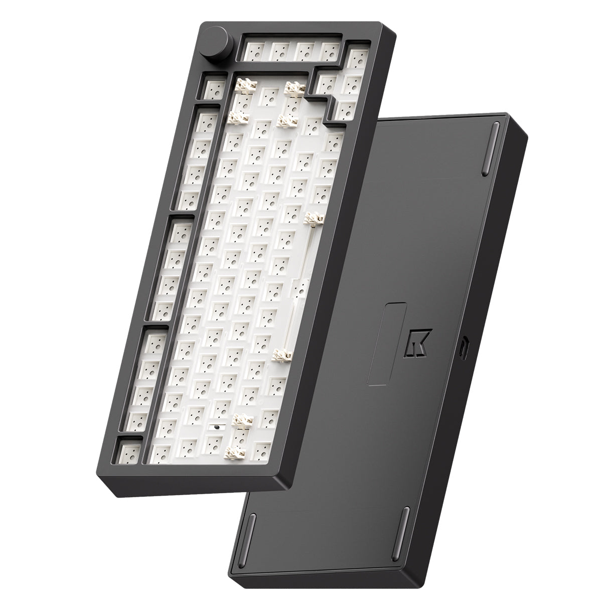 Kit LVL75% M1 V5 VIA Aluminio Inalámbrico/Cableado Negro