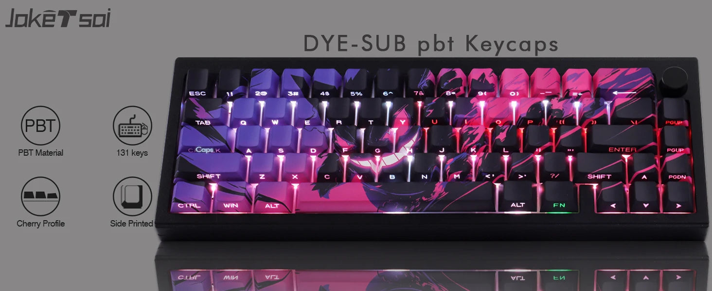 Gengar PBT Sideprint Backlit ANSI & ISO
