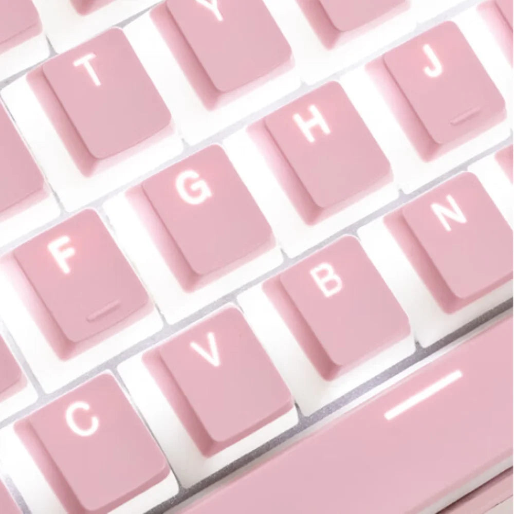Pink Pudding PBT RGB Backlit ISO & ANSI