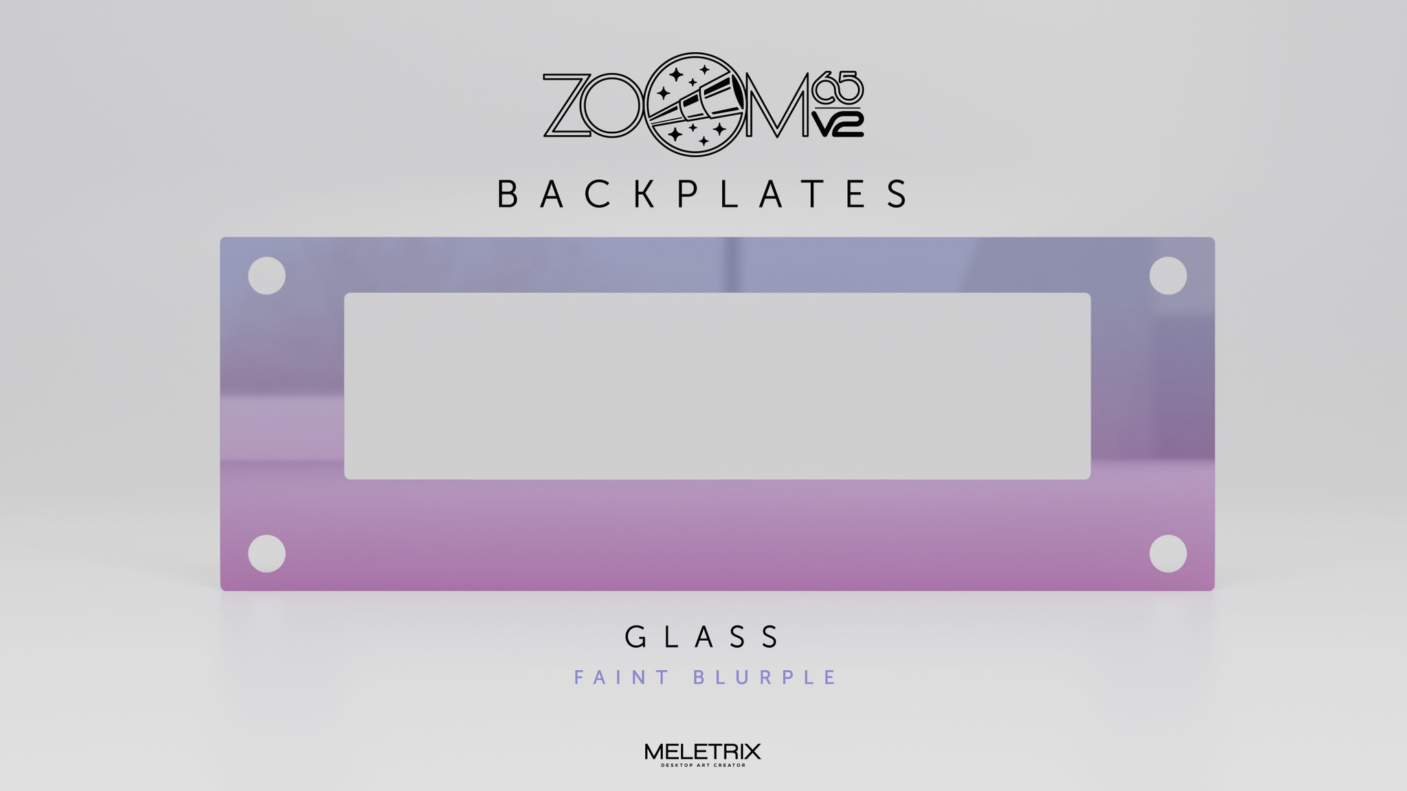 ZOOM65 V2.5- Extra Back Plate Kit