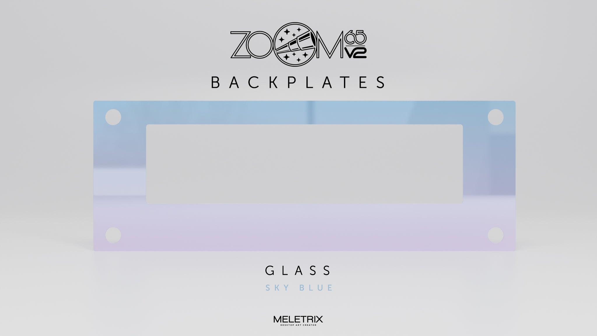 ZOOM65 V2.5- Extra Back Plate Kit