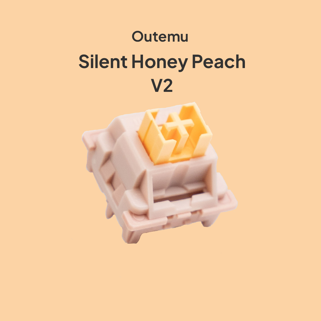 Outemu Silent Honey Peach V2 5Pin  x10