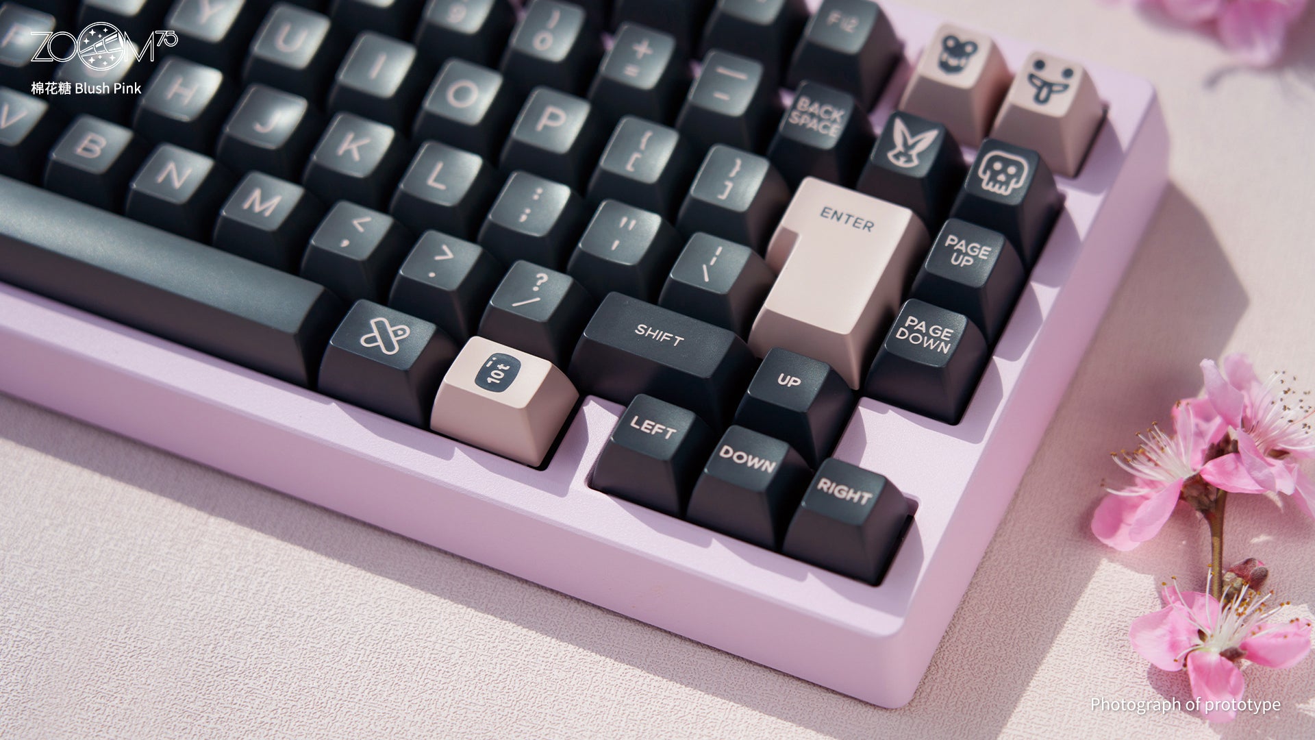 [Group-Buy] Meletrix Zoom75 Essential Edition (EE) - Barebones Keyboard Kit - Blush Pink
