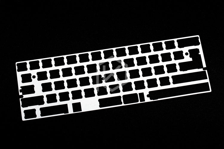 Plate de aluminio 60% para teclados con flechas